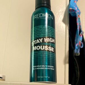 Redken Stay High Gel Mousse in Teal and Black